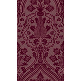 Cole & Son Pugin Palace Flock Claret Wallpaper