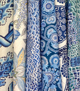 Brunschwig & Fils SUFERA PRINT BLUE Fabric