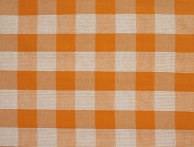 Brunschwig & Fils SIAM SQ COTTON ARANCIA Upholstery Fabric