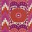 Schumacher Samarkand Ikat Ii Ruby Fabric