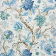 Schumacher Indian Arbre Peacock & Emerald Wallpaper