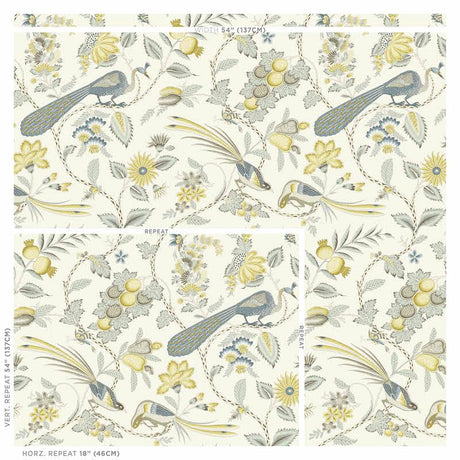 Schumacher Campagne Cadet & Citron Wallpaper