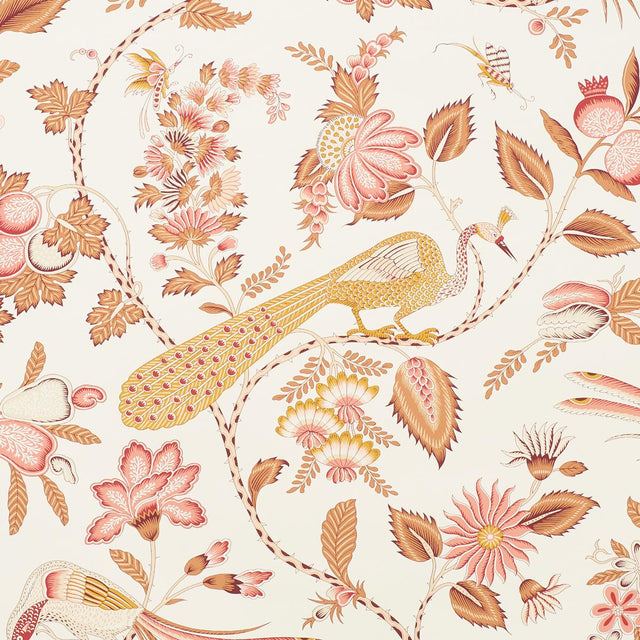Schumacher Campagne Rose & Ochre Wallpaper