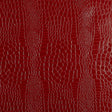 Schumacher Crocodile Crimson Wallpaper