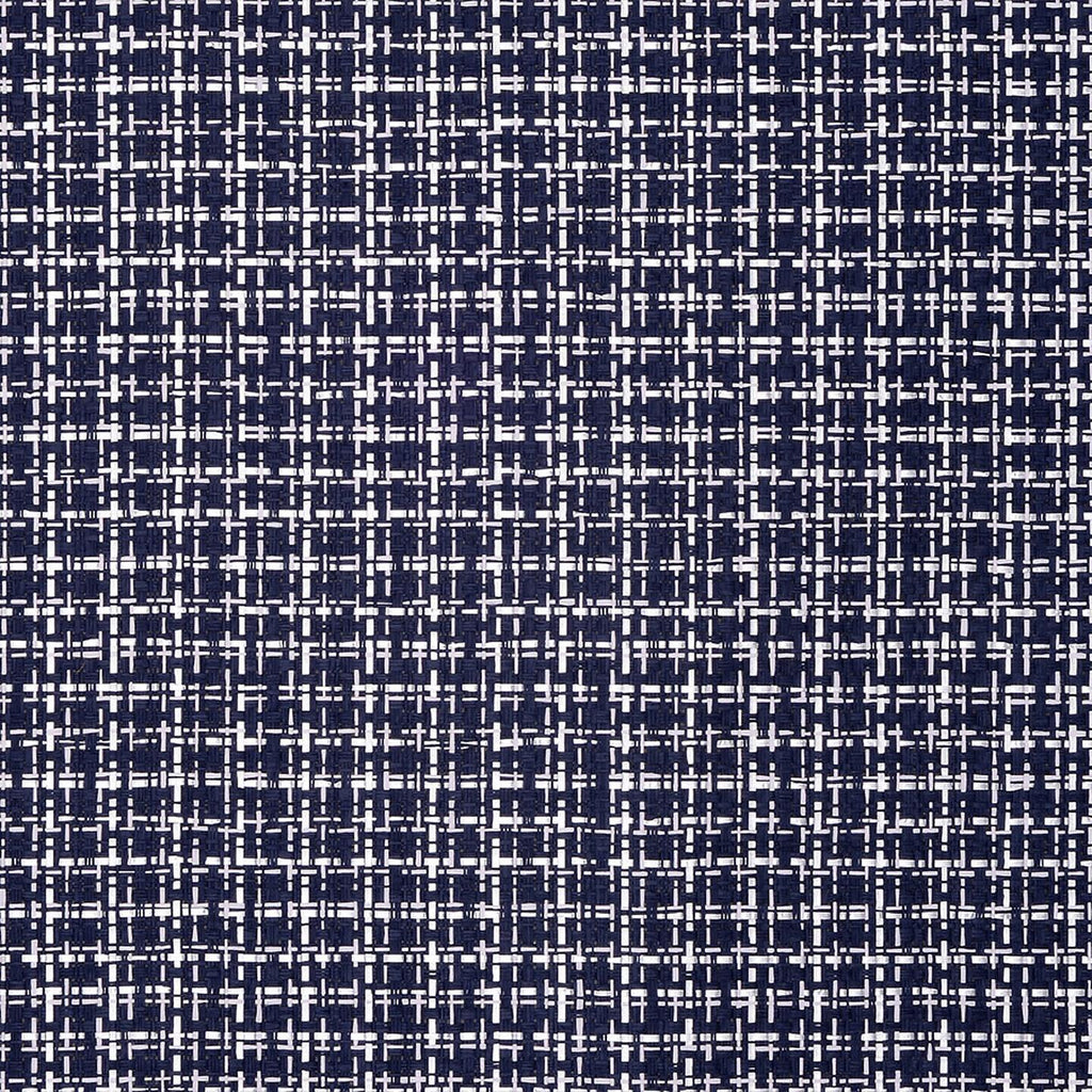 Phillip Jeffries Couture Weave Prim Navy Wallpaper