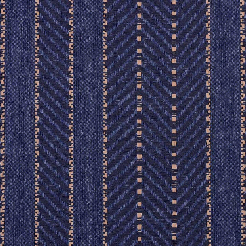 Phillip Jeffries Meditation Weave Navy Wallpaper