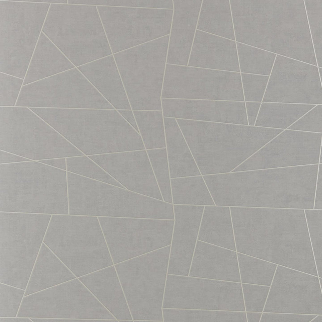 Phillip Jeffries Vinyl Abstract Grey Framed Wallpaper