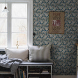 Borastapeter Aratorp Blue Wallpaper