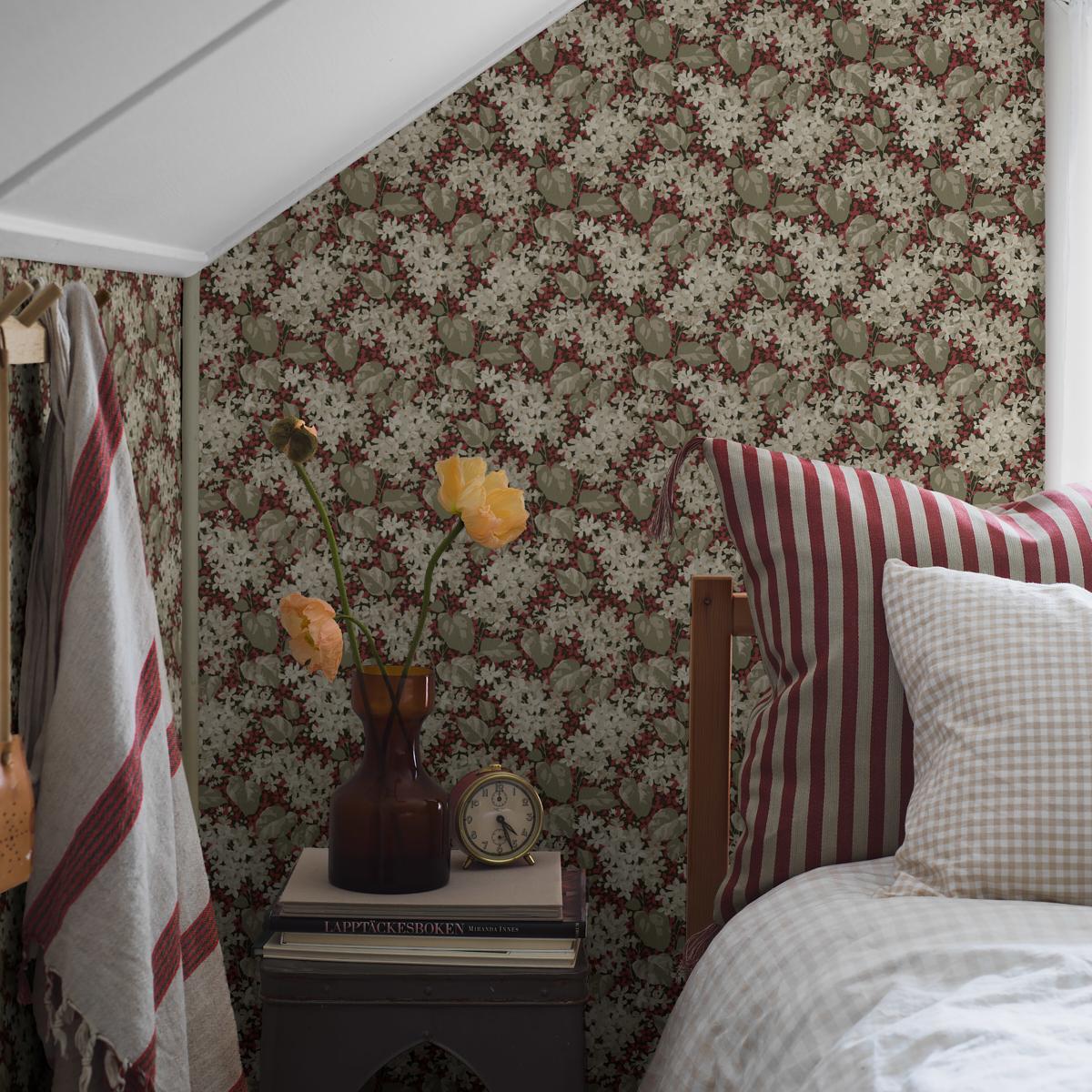 Borastapeter Aratorp Red Wallpaper