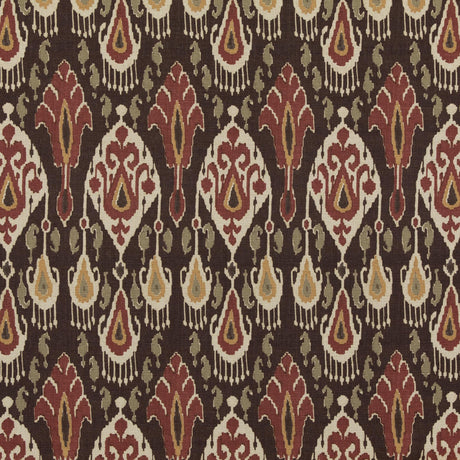 G P & J Baker IKAT BOKHARA ESPRESSO Fabric