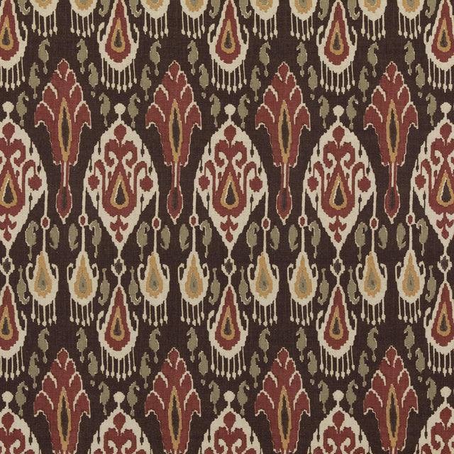 G P & J Baker IKAT BOKHARA ESPRESSO Fabric