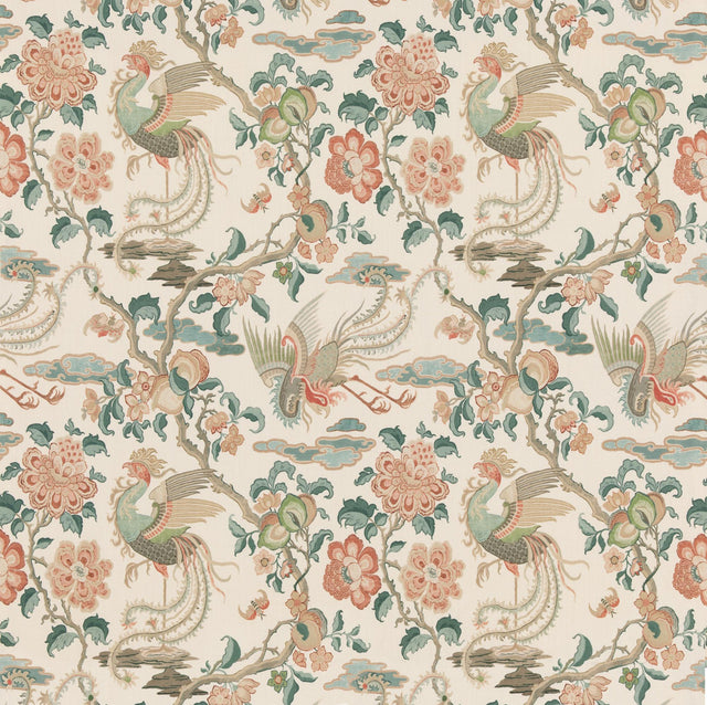 G P & J Baker CHIFU TEAL Fabric