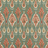 G P & J Baker IKAT BOKHARA TEAL Fabric