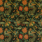 G P & J Baker CHIFU VELVET CHARCOAL/MULTI Fabric