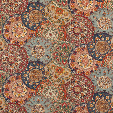 G P & J Baker IMARI RED/INDIGO Fabric