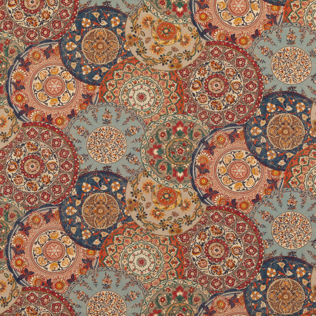 G P & J Baker IMARI RED/INDIGO Fabric