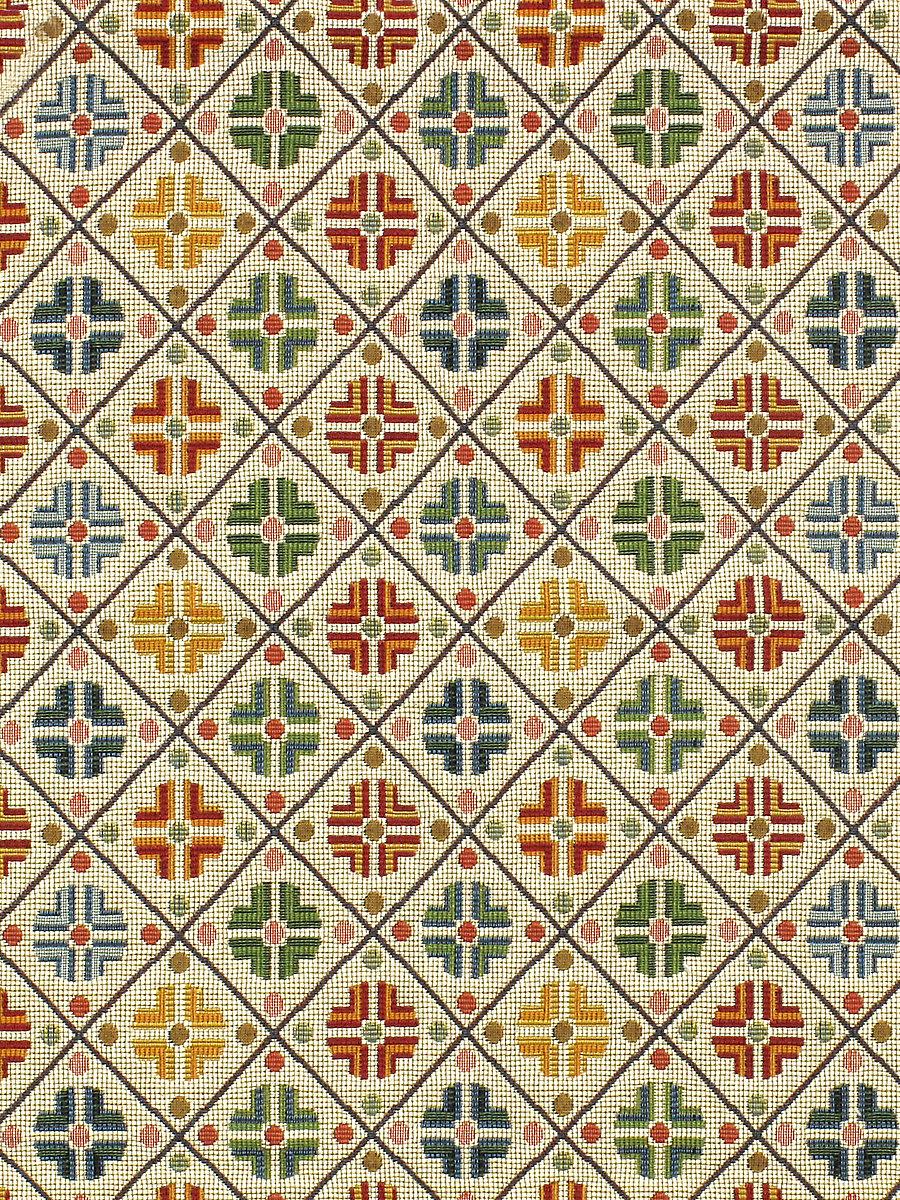 Scalamandre Kirov Multi / Cream Fabric