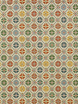 Scalamandre Kirov Multi / Cream Fabric