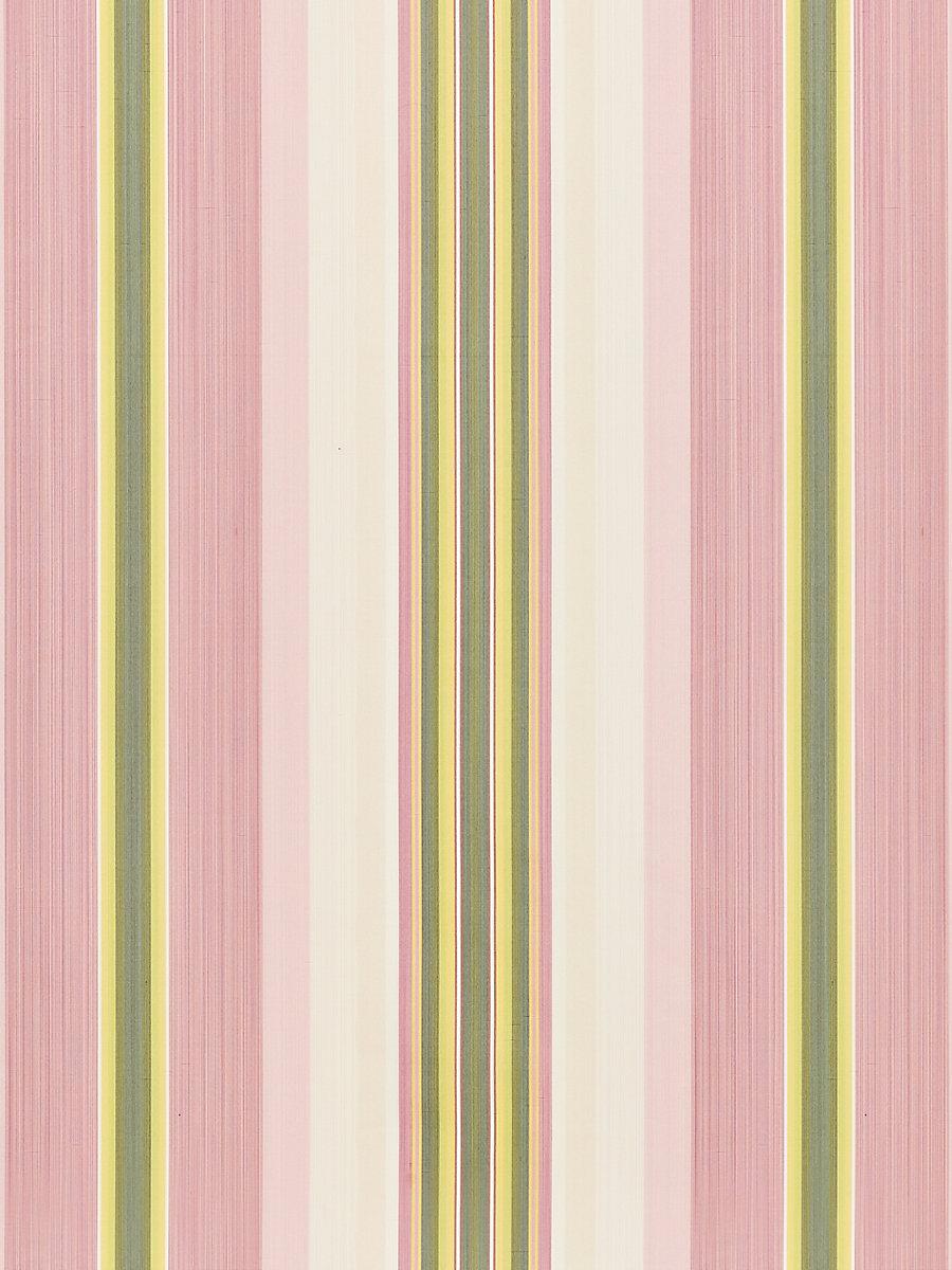 Scalamandre Simbolo Creams, Greens & Lavenders Fabric