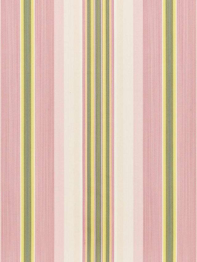 Scalamandre Simbolo Creams, Greens & Lavenders Fabric