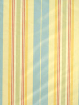 Scalamandre Ashley Stripe Blue, Gold & Beige Fabric