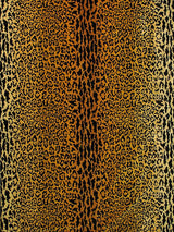 Old World Weavers Leopard Velvet Gold / Brown Upholstery Fabric
