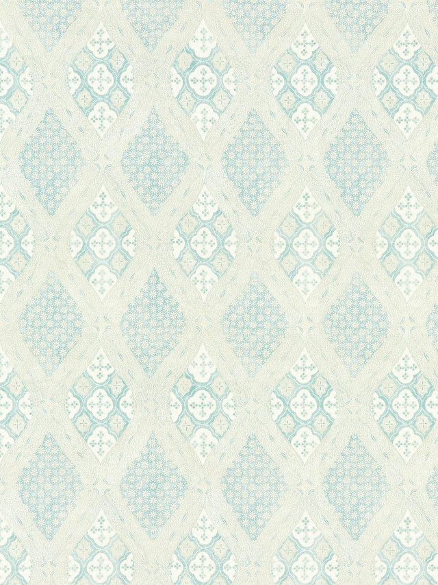 Scalamandre Farrah Print Misty Island Fabric