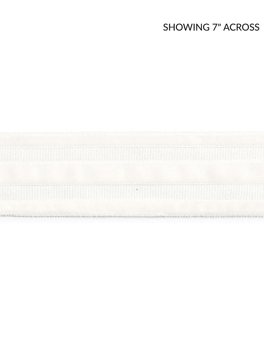 Scalamandre Runway Velvet Tape Snow Trim