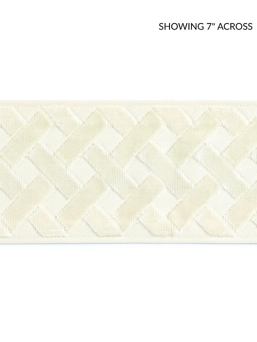 Scalamandre Parquet Velvet Tape Bechamel Trim