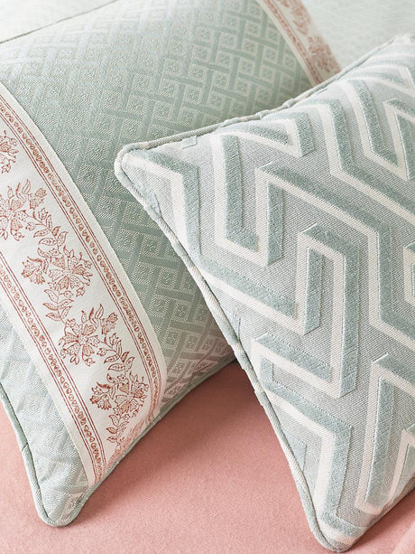 Scalamandre Citra Block Print Tape Misty Island Trim