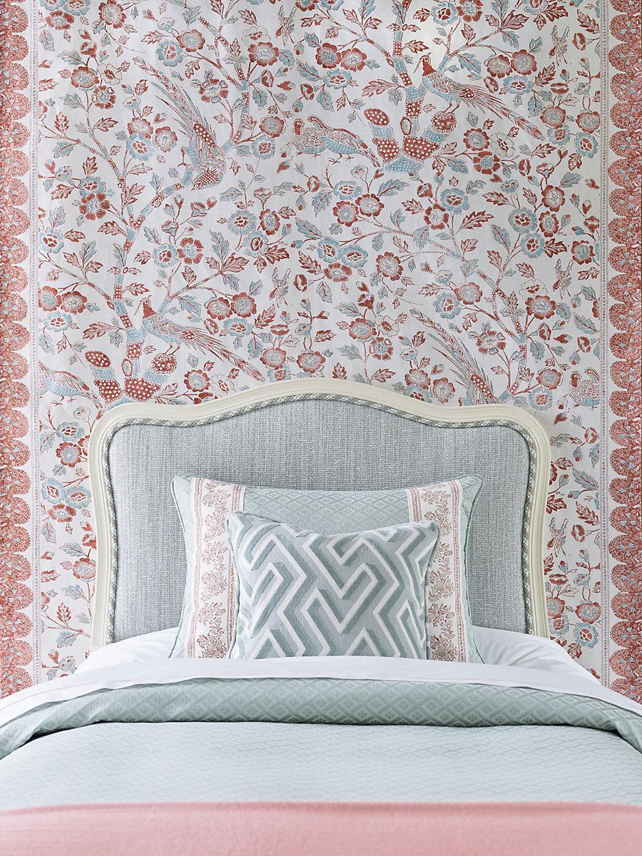 Scalamandre Citra Block Print Tape Misty Island Trim