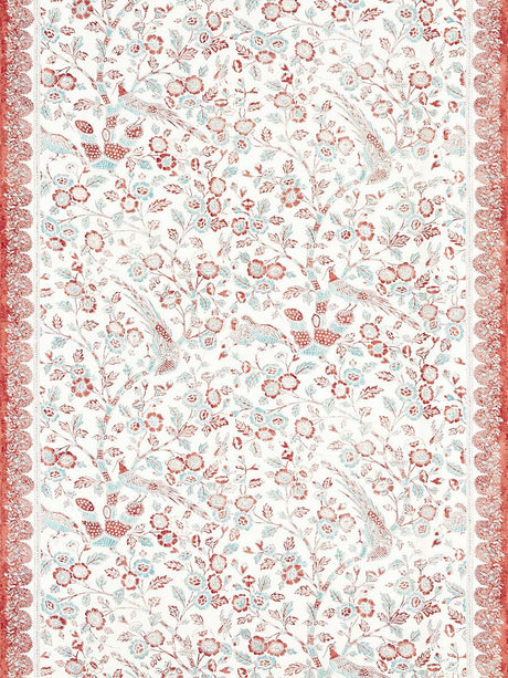 Scalamandre ANISSA PRINT CORAL SPICE Fabric