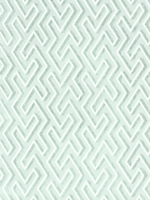 Scalamandre Maze Velvet Harbor Fabric