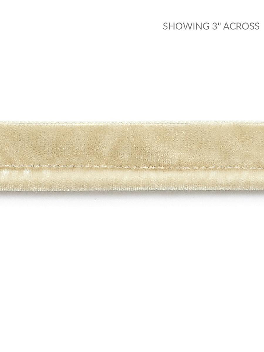 Scalamandre Velvet Rope Cord Light Camel Trim