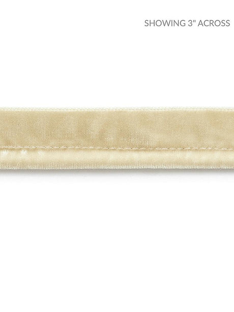 Scalamandre Velvet Rope Cord Light Camel Trim
