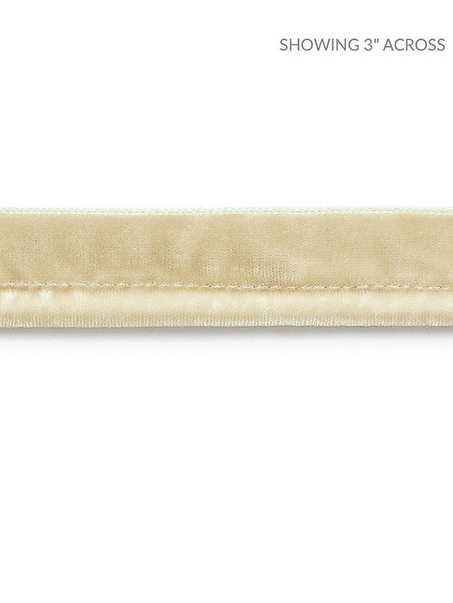 Scalamandre Velvet Rope Cord Light Camel Trim
