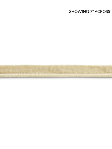 Scalamandre Velvet Rope Cord Light Camel Trim