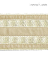 Scalamandre Runway Velvet Tape Light Camel Trim