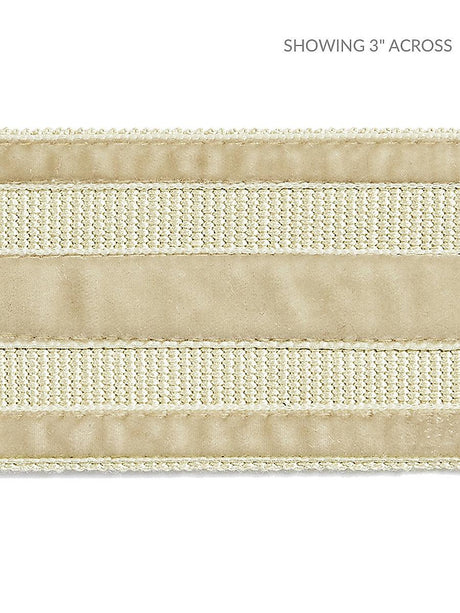 Scalamandre Runway Velvet Tape Light Camel Trim