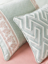 Scalamandre Citra Block Print Tape Coral Spice Trim