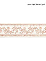 Scalamandre Citra Block Print Tape Coral Spice Trim