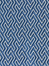 Scalamandre Maze Velvet Cobalt Fabric