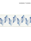 Scalamandre Sayuri Embroidered Tape Blue Jay Trim