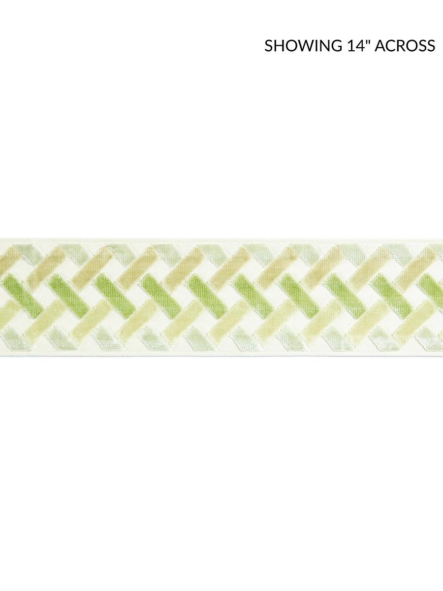 Scalamandre Parquet Velvet Tape Meadow Trim