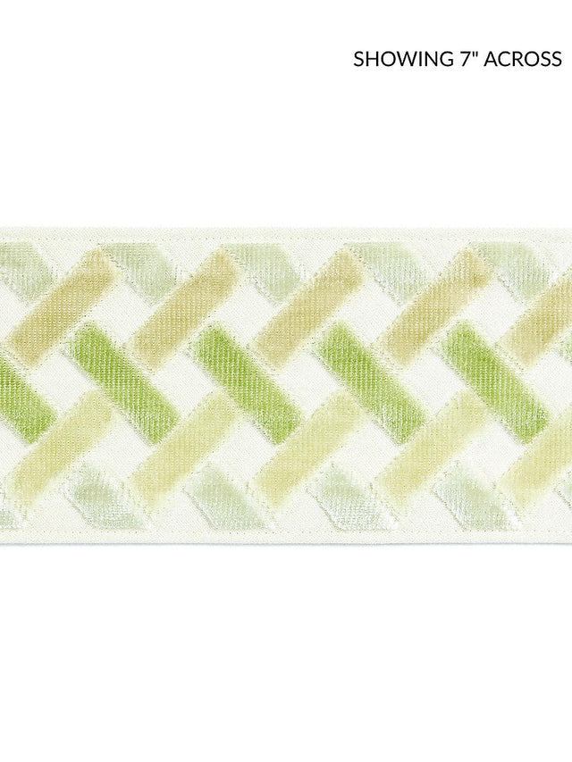Scalamandre Parquet Velvet Tape Meadow Trim