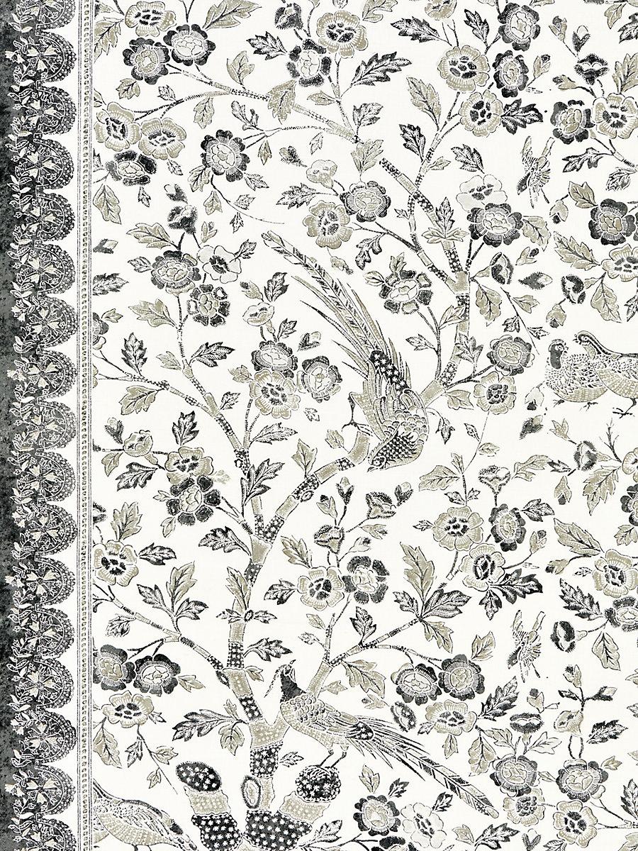 Scalamandre Anissa Print Truffle Fabric