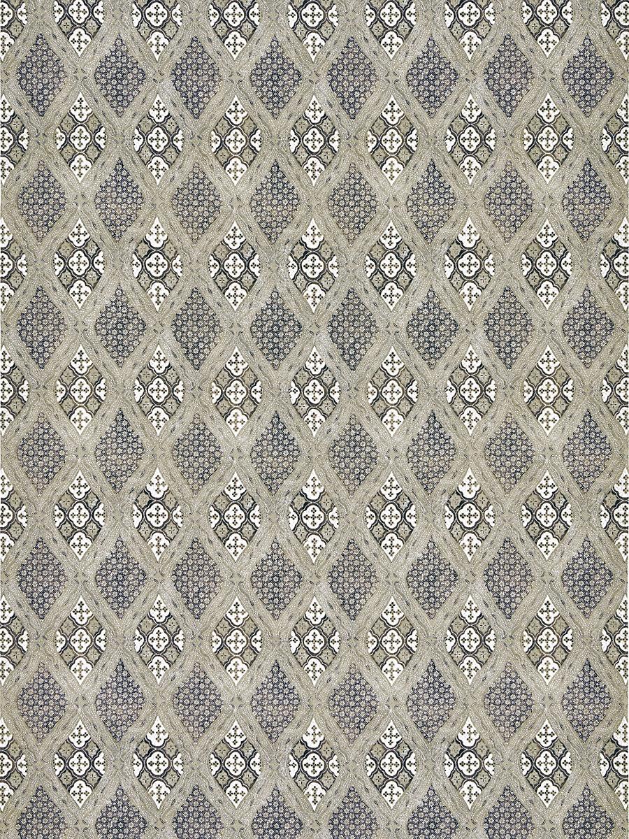 Scalamandre Farrah Print Truffle Fabric