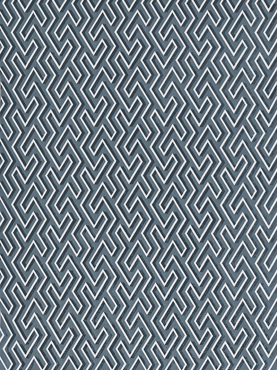 Scalamandre Maze Velvet Thunder Fabric