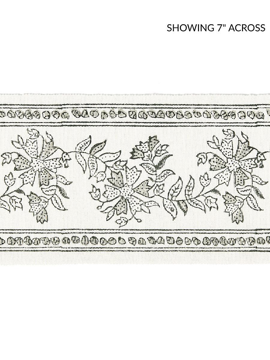 Scalamandre Citra Block Print Tape Truffle Trim