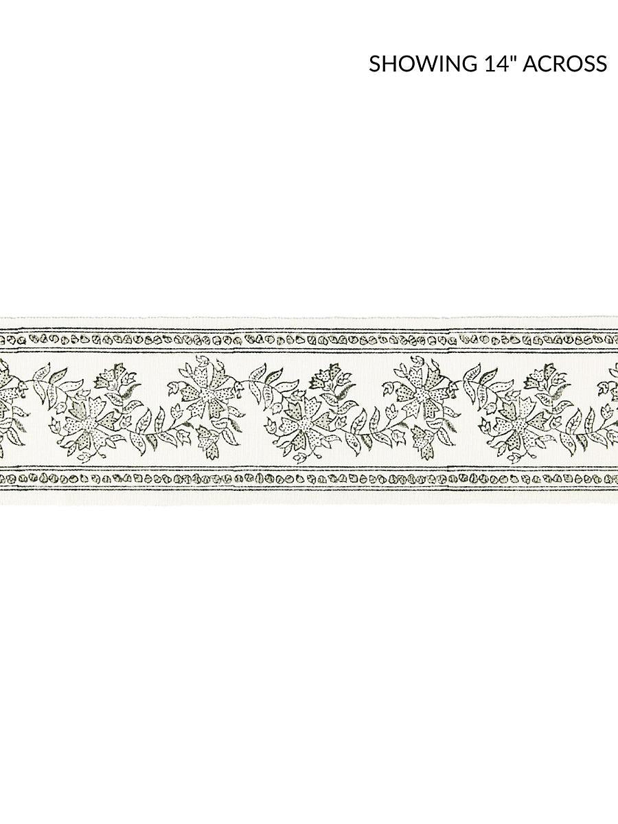 Scalamandre Citra Block Print Tape Truffle Trim